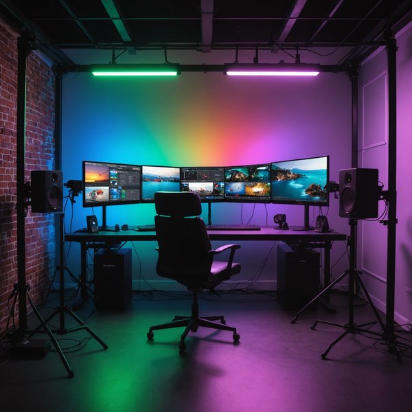 Quel est le meilleur système d'éclairage RGB synchronisé pour une ambiance de streaming en direct?